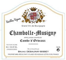 Domaine Bruno Desaunay-Bissey Chambolle-Musigny Combe d’Orveaux Vieilles Vignes 2020 (10524)