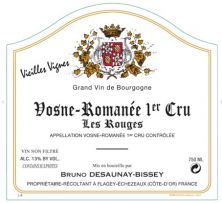 Domaine Bruno Desaunay-Bissey Vosne-Romanee Les Rouges Vieilles Vignes 2020 (10525)
