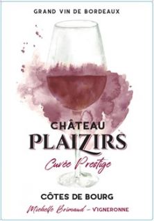 Chateau Plaizirs Cuvee Prestige 2020 Case of 12 Bottles (12x 8745)