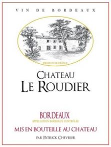 Chateau Le Roudier 2019 Case of 12 Bottles (8764)