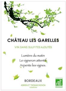 Chateau Les Garelles 2020 Case of 12 Bottles (8770)