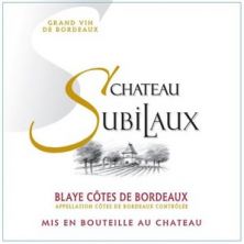 Chateau Subilaux 2020 Case of 12 Bottles (8771)