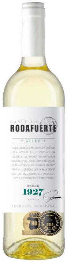 Castillo Rodafuerte Dry White Airen 2021 Case of 12 Bottles (8830)