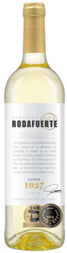 Castillo Rodafuerte Dry White Verdejo 2021 Case of 12 Bottles (8831)
