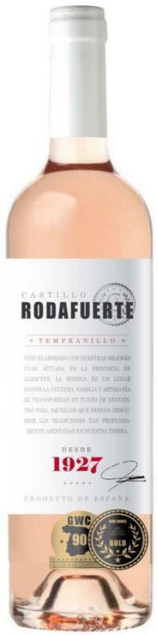 Castillo Rodafuerte Rose Tempranillo 2021 Case of 12 Bottles (8832)