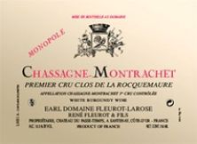 Domaine Fleurot-Larose Chassagne-Montrachet 1er CruClos de la Rocquemaure Monopole 2017 (9593)