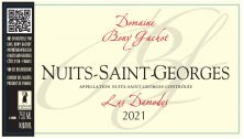 Domaine Bony Gachot Nuits-St-Georges Les Damodes 2021 (9036)