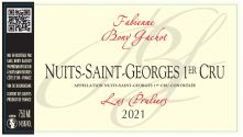 Domaine Bony Gachot Nuits-St-Georges 1er Cru Les Pruliers 2021 (9035)