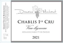 Domaine Michaut Chablis 1er Cru Vauligneau 2021 Case of 12 bottles (12x 9185)