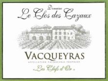 Les Clos des Cazaux Vacqueyras Cuvee des Clefs d'Or Blanc 2019 (7238)