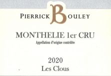 Domaine Pierrick Bouley Monthelie 1er Cru Les Clous 2020 (7968)