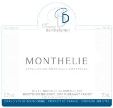 Domaine Brigitte Berthelemot Monthelie Rouge 2014 (3436)