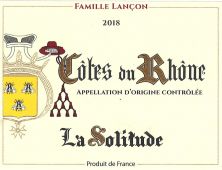 La Solitude Cotes-du-Rhone Blanc 2019 Case of 12 Bottles (6305)