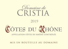 Domaine de Cristia Cotes-du-Rhone rouge 2019 Case of 12 Bottles (12x 7235)