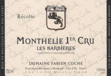 Domaine Fabien Coche Monthelie 1er Cru Les Barbieres 2014 (3504)