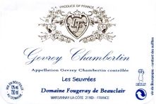 Domaine Fougeray de Beauclair GevreyChambertin Les Seuvrees 2016 (5381)
