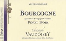 Domaine Christophe Vaudoisey Bourgogne Rouge Pinot Noir 2018 Case of 12 Bottles (12x 6433)