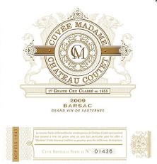 Chateau Coutet Cuvee Madame 2009 (7445)