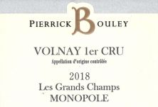 Domaine Pierrick Bouley Volnay 1er Cru Les Grands Champs Monopole 2018 (7131)