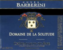 Domaine de la Solitude ChateauneufduPape Cuvee Barberini Blanc 2015 (4754)