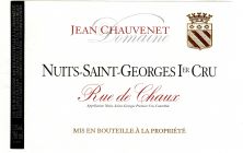 Domaine Jean Chauvenet NuitsStGeorges 1er Cru Rue de Chaux 2015 (4056)