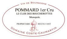 Domaine Coste-Caumartin Pommard 1er Cru Le Clos des Boucherottes Monopole 2018 (7103)