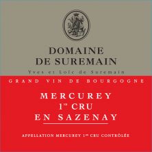 Domaine de Suremain Mercurey 1er Cru En Sazenay Rouge 2019 (7590)