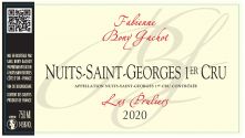 Domaine Bony Gachot Nuits-St-Georges 1er Cru Les Pruliers 2020 (8009)