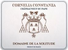 Domaine de la Solitude Chateauneuf-du-Pape Cuvee Cornelia Constanza 2017 (6301)