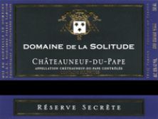 Domaine de la Solitude ChateauneufduPape Cuvee Reserve Secrete 2015 (4757)