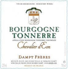Vignoble Dampt Bourgogne Tonnerre Chevalier d'Eon Blanc 2019 (6598)