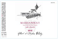 Domaine Gilbert et Christine Felettig Marsannay Les Crais 2018 (6481)