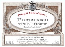 Seguin-Manuel Pommard Petit Epenots 2018 (6862)