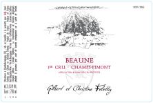 Domaine Gilbert et Christine Felettig Beaune 1er Cru Les Champs Pimont 2020 (7935)