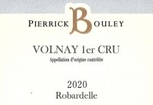 Domaine Pierrick Bouley Volnay 1er Cru Robardelle 2020 (7969)