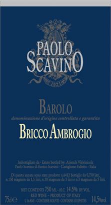 Paolo Scavino Barolo Bricco Ambrogio 2017 (8457)
