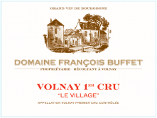 Domaine Francois Buffet Volnay 1er Cru Le Village 2020 (8000)