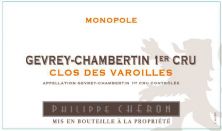 Domaine Philippe Cheron Gevrey-Chambertin 1er Cru Clos des Varoilles Monopole 2019 (7222)