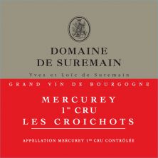 Domaine de Suremain Mercurey 1er Cru Les Croichots 2018 (6518)