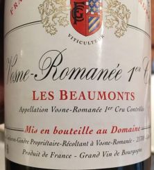 Domaine Confuron-Gindre Vosne-Romanee 1er Cru Les Beaumonts 2015 (5565)