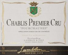 Lamblin and Fils Chablis 1er Cru Fourchaumes 2020 (7904)