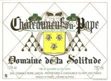 Domaine de la Solitude Chateauneuf-du-Pape Tradition Blanc 2022 (9325)